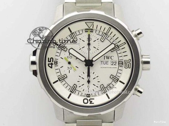 MIROTIME 0712 Pilot Chrono 377725 SS ZF 1:1 Best Edition White Dial on Black Leather Strap A Soft 7183